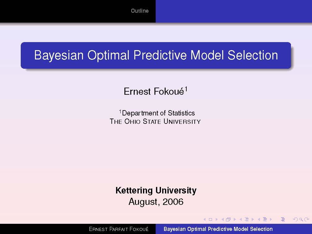 Statistical Analysis of Time Series