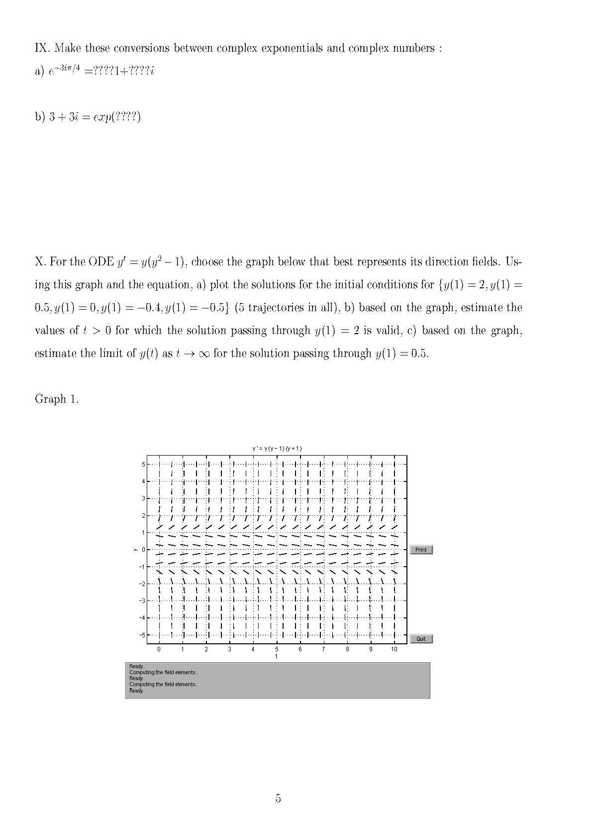 Ordinary Differential Equations