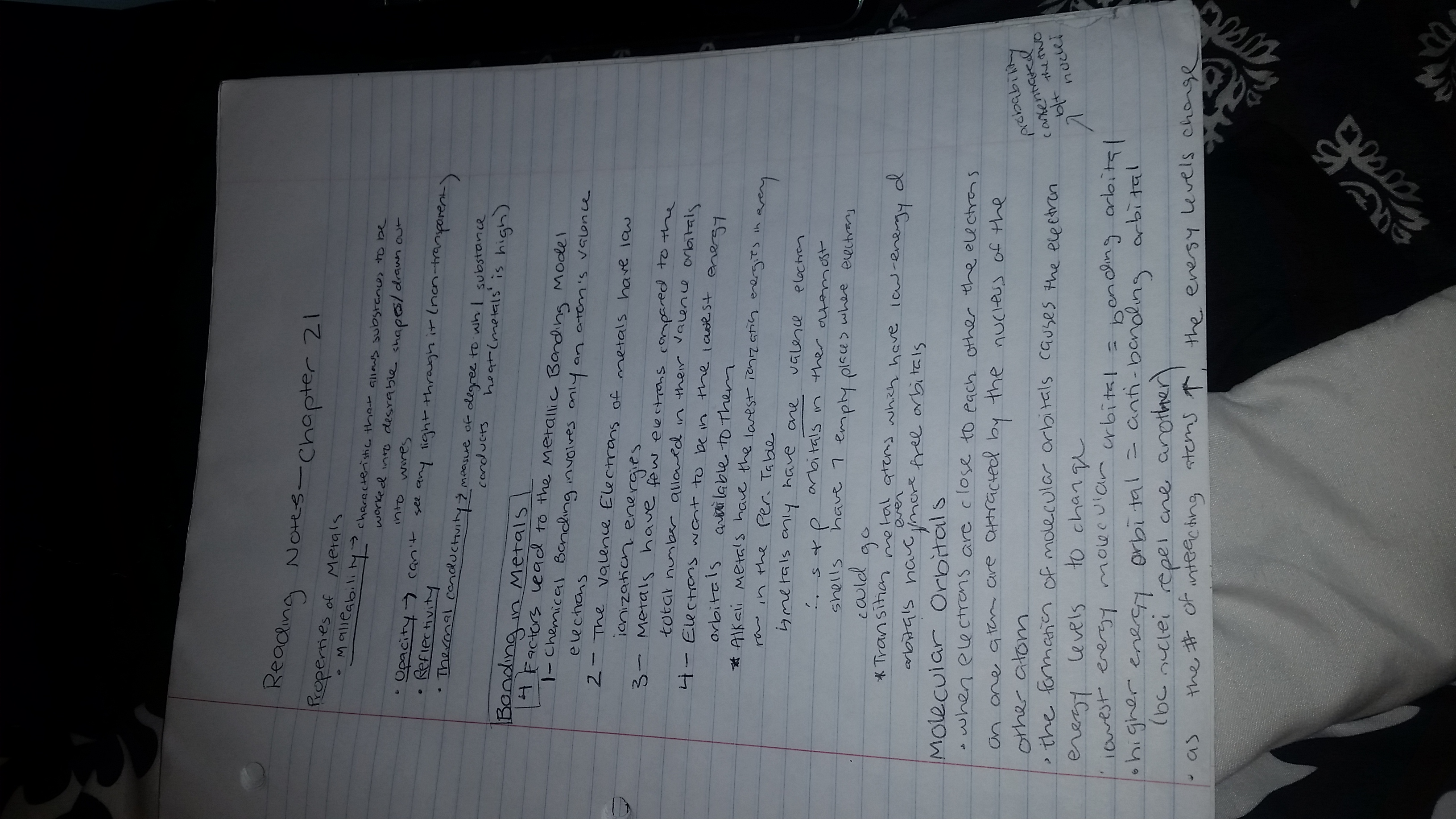 21-25 chapters of notes 