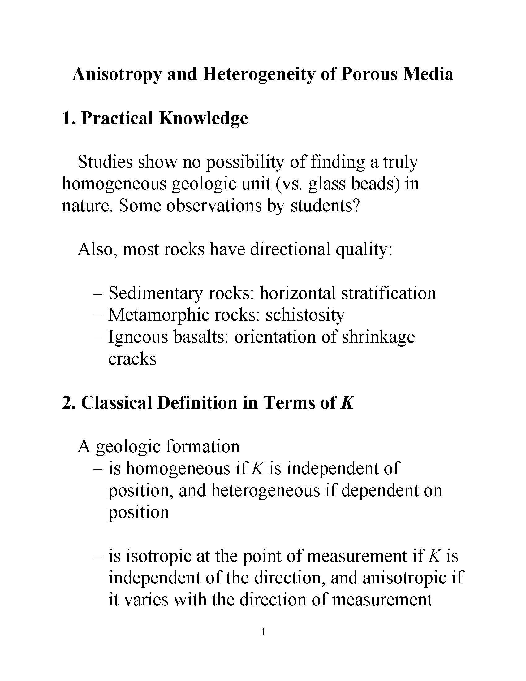 Groundwater Flow and Contaminant Transport