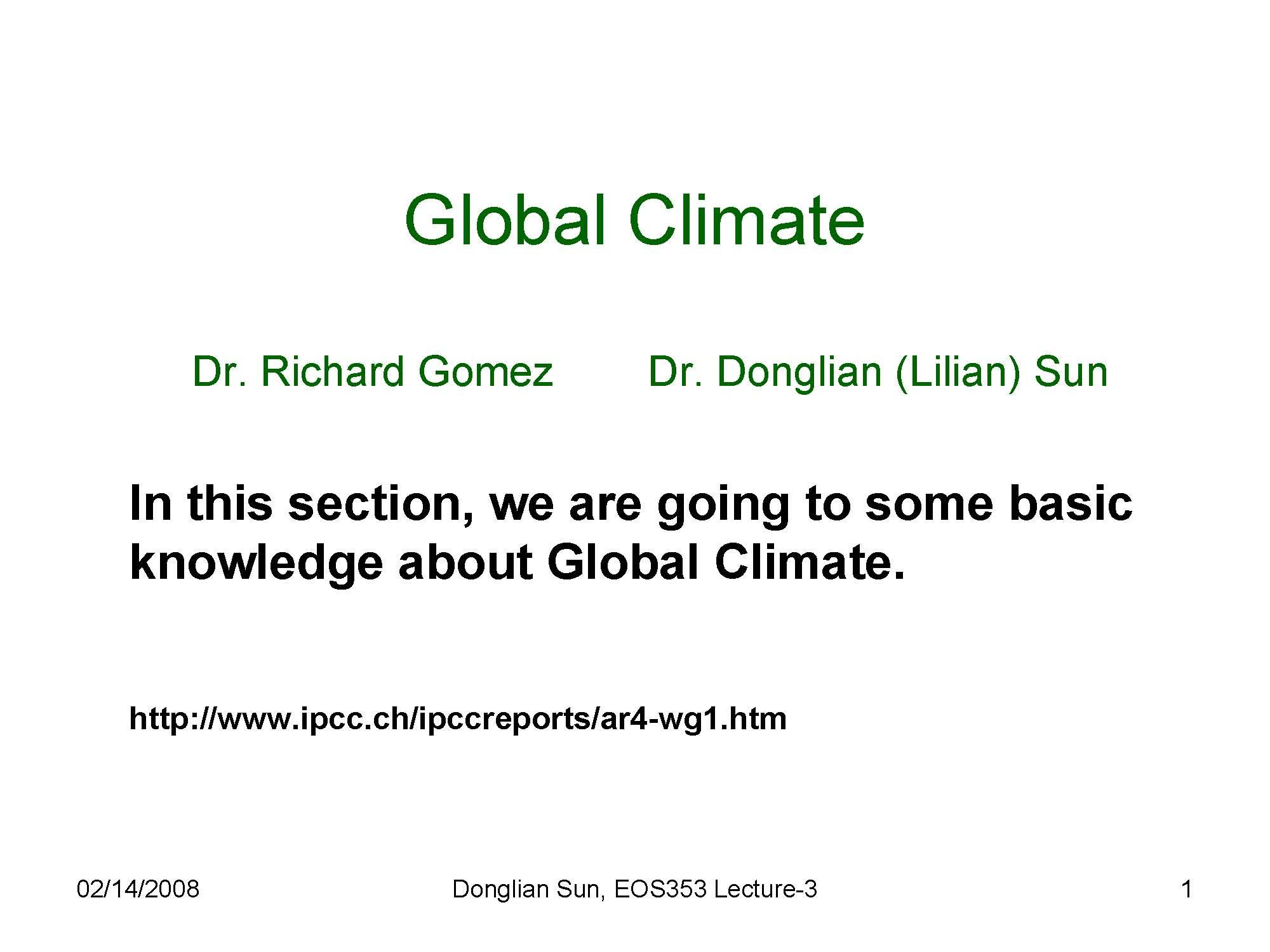 Observations of EarthClimate