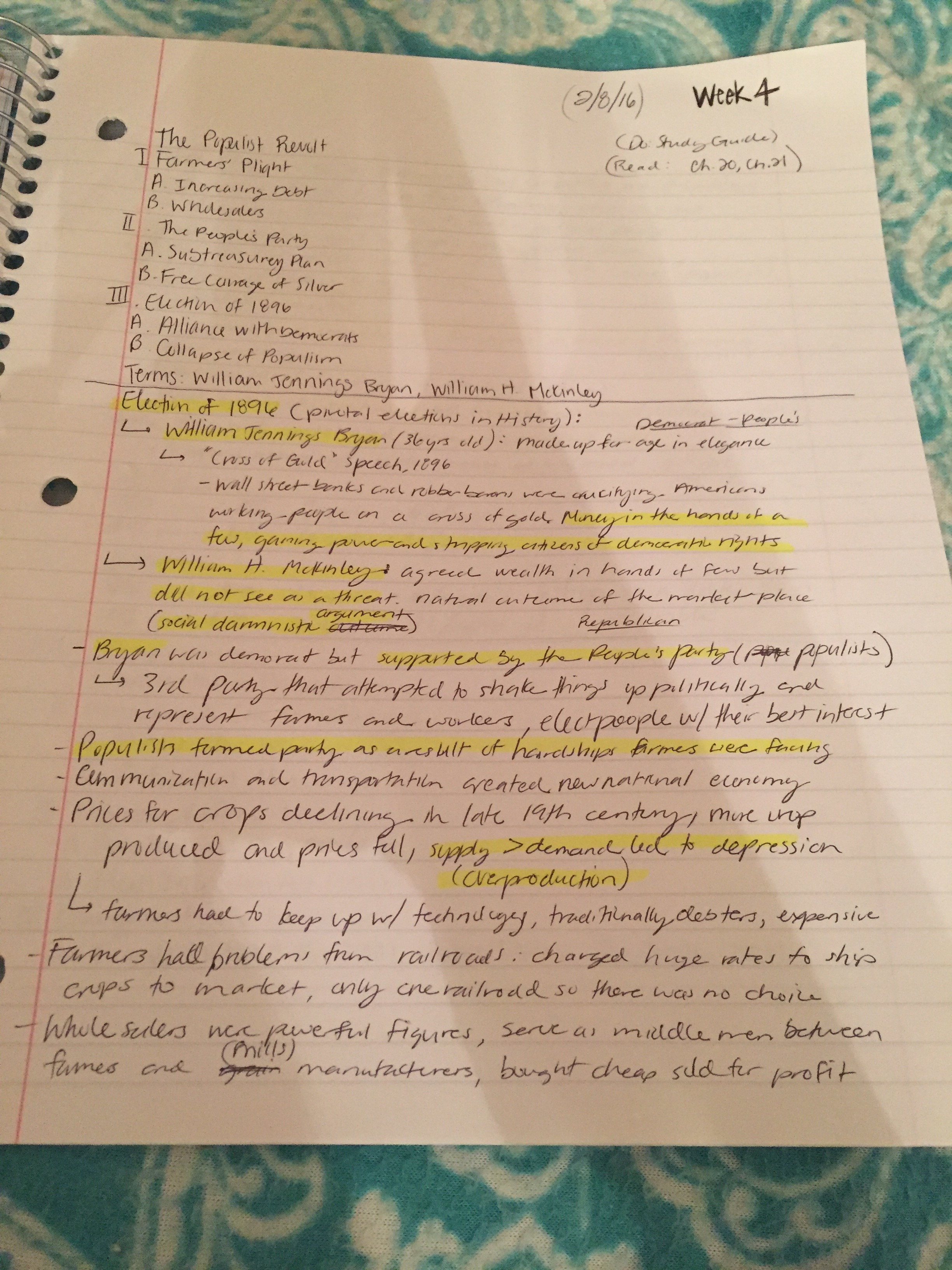 History 1310, Week 4 Notes