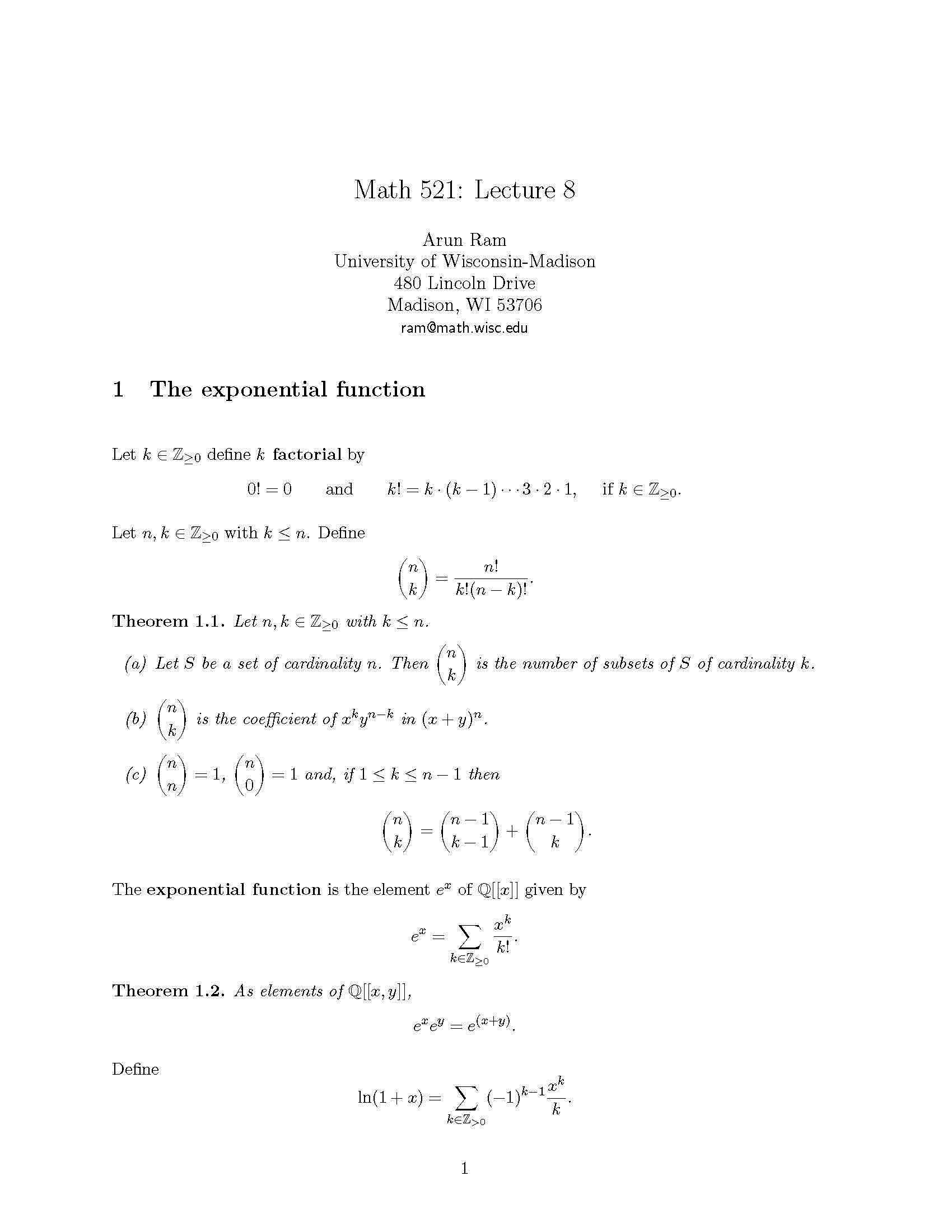 Analysis I