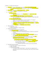 Chapter 17-Financial Projections
