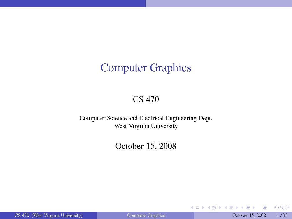 IntroductionComputer Graphics