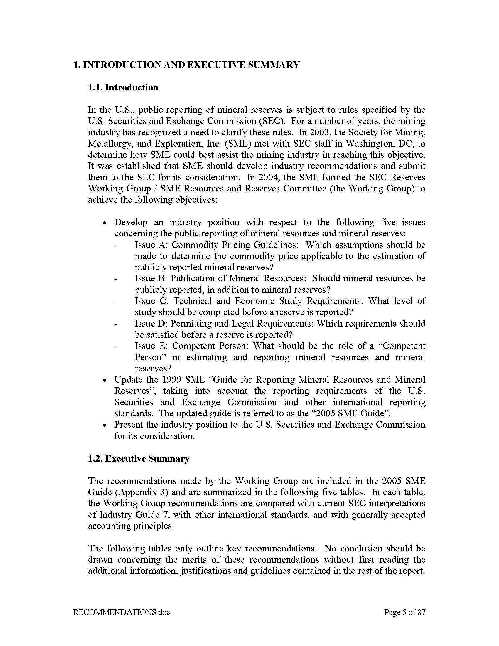 Mineral Property Evaluation