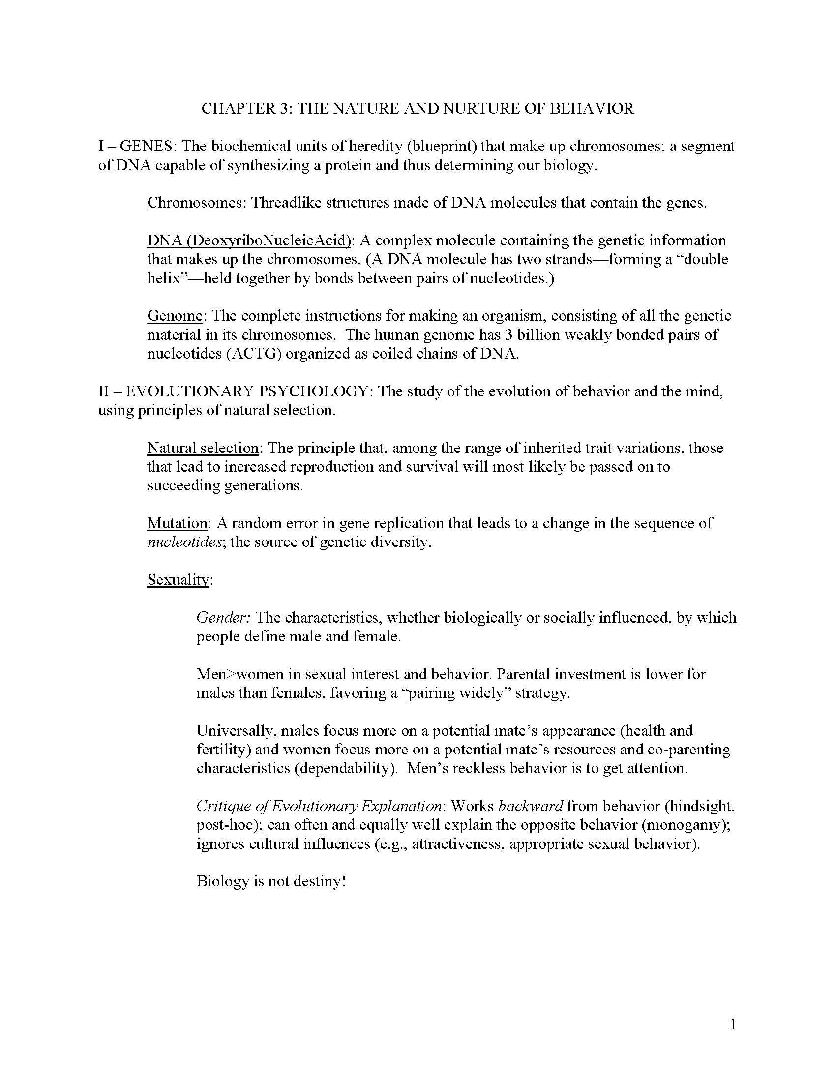 Introductory Psychology