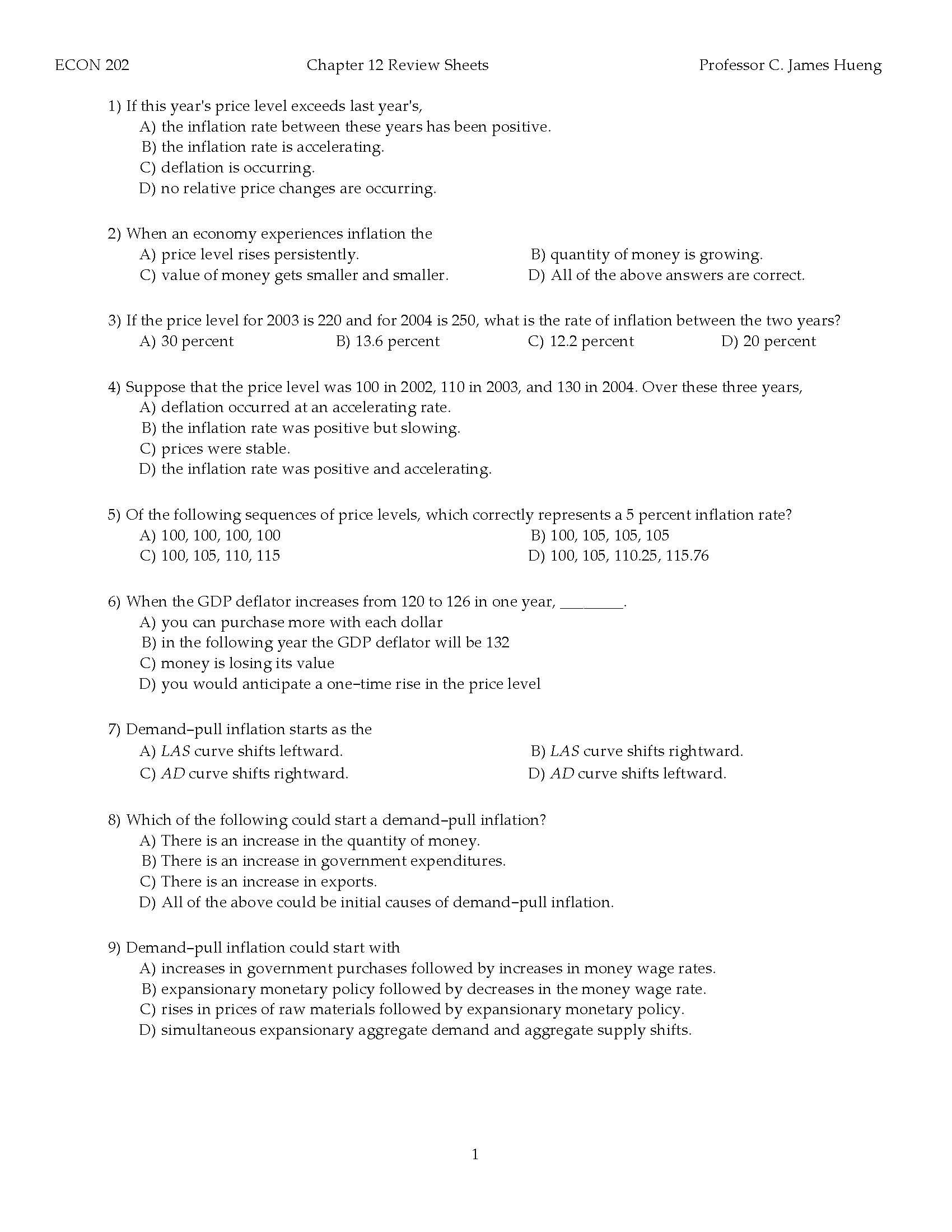 Principles Of Macroeconomics