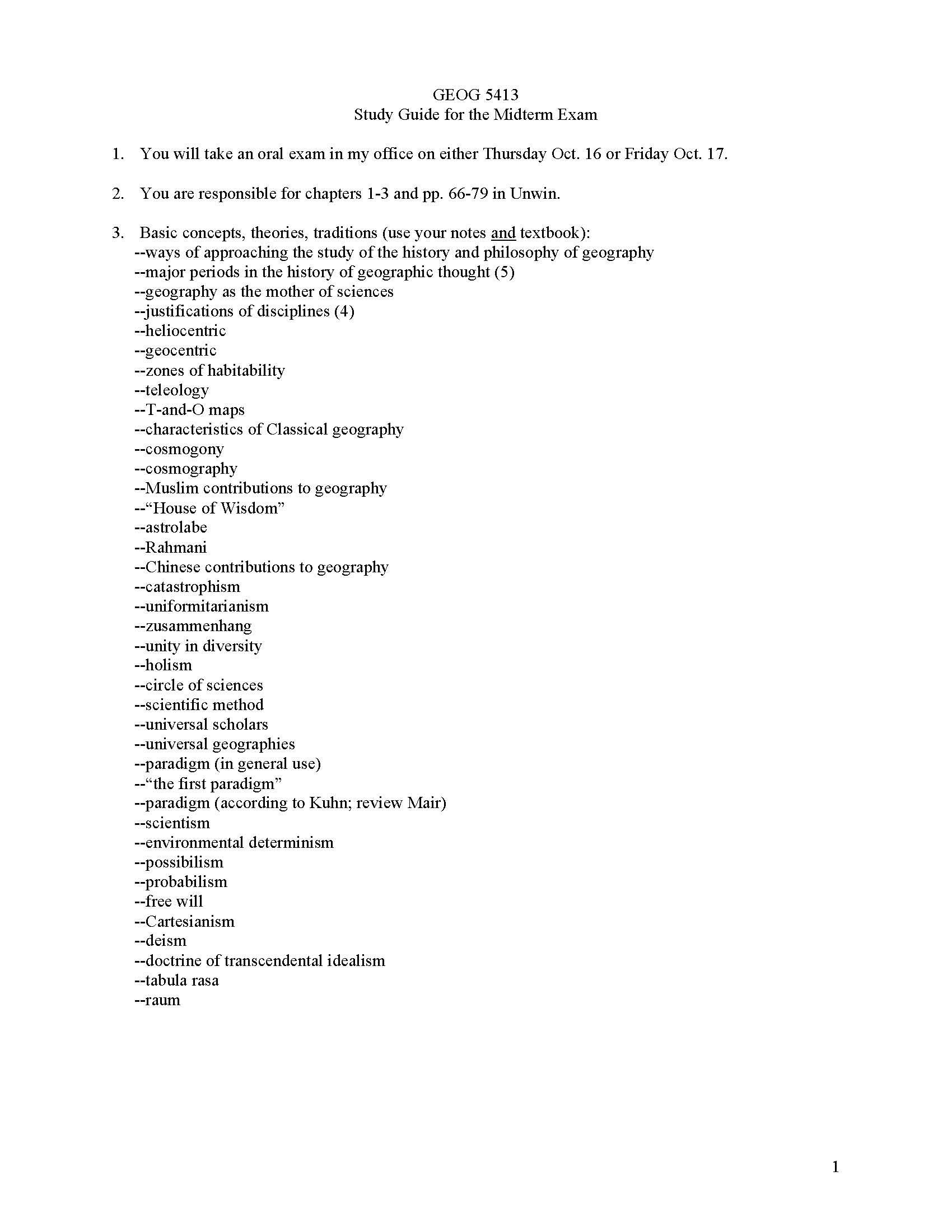 HIST & PHILO OF GEOG