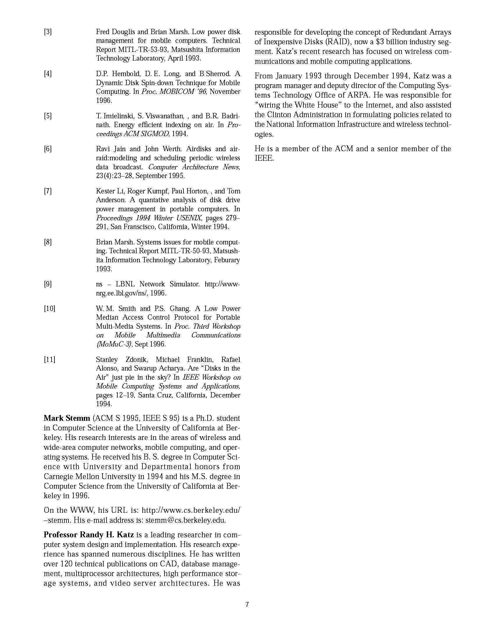 Topics in Computer Systems