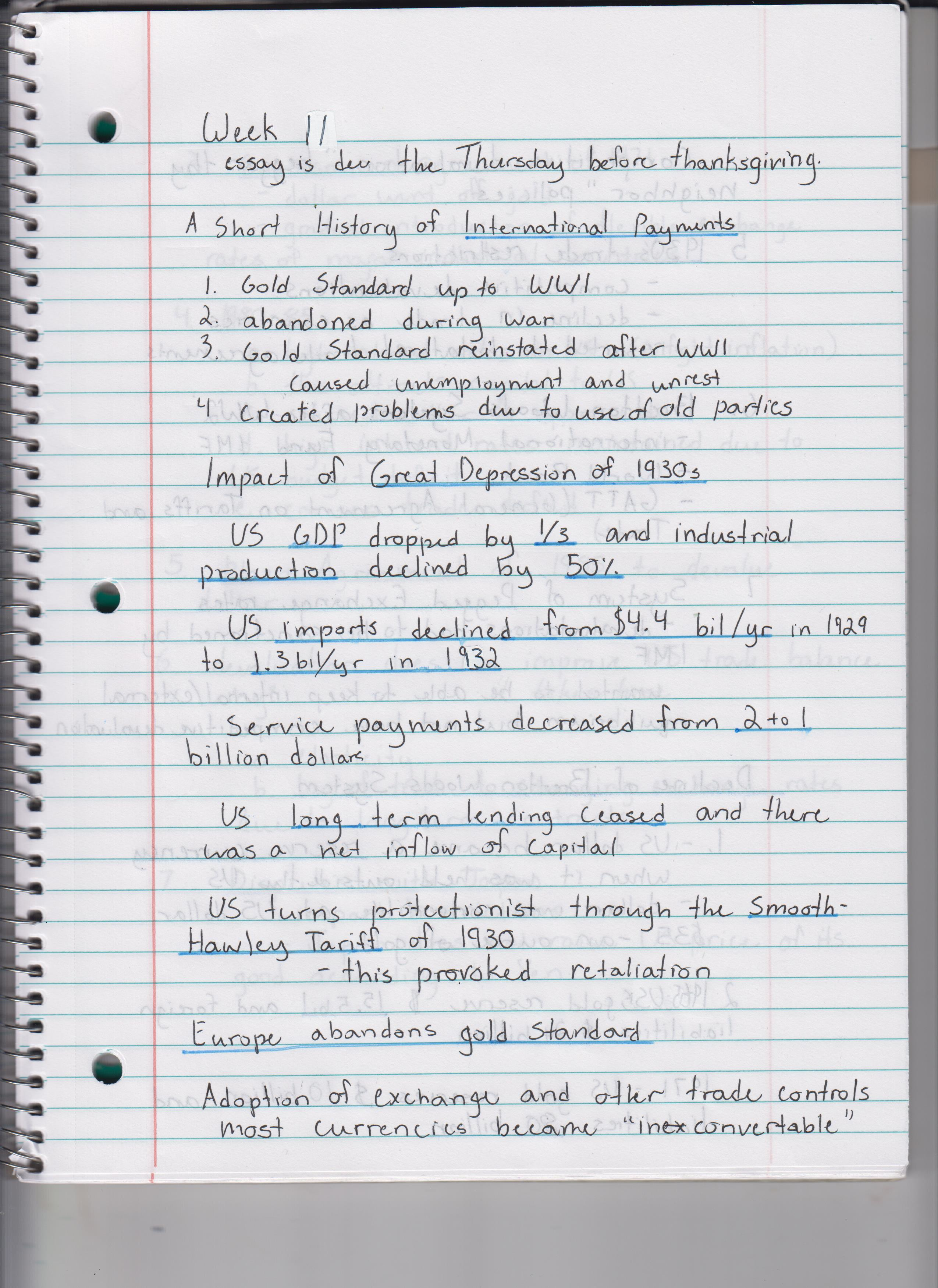 Econ 103 Complete lecture notes: Week 11