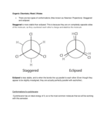 CHEM 2750 Week 3 Notes