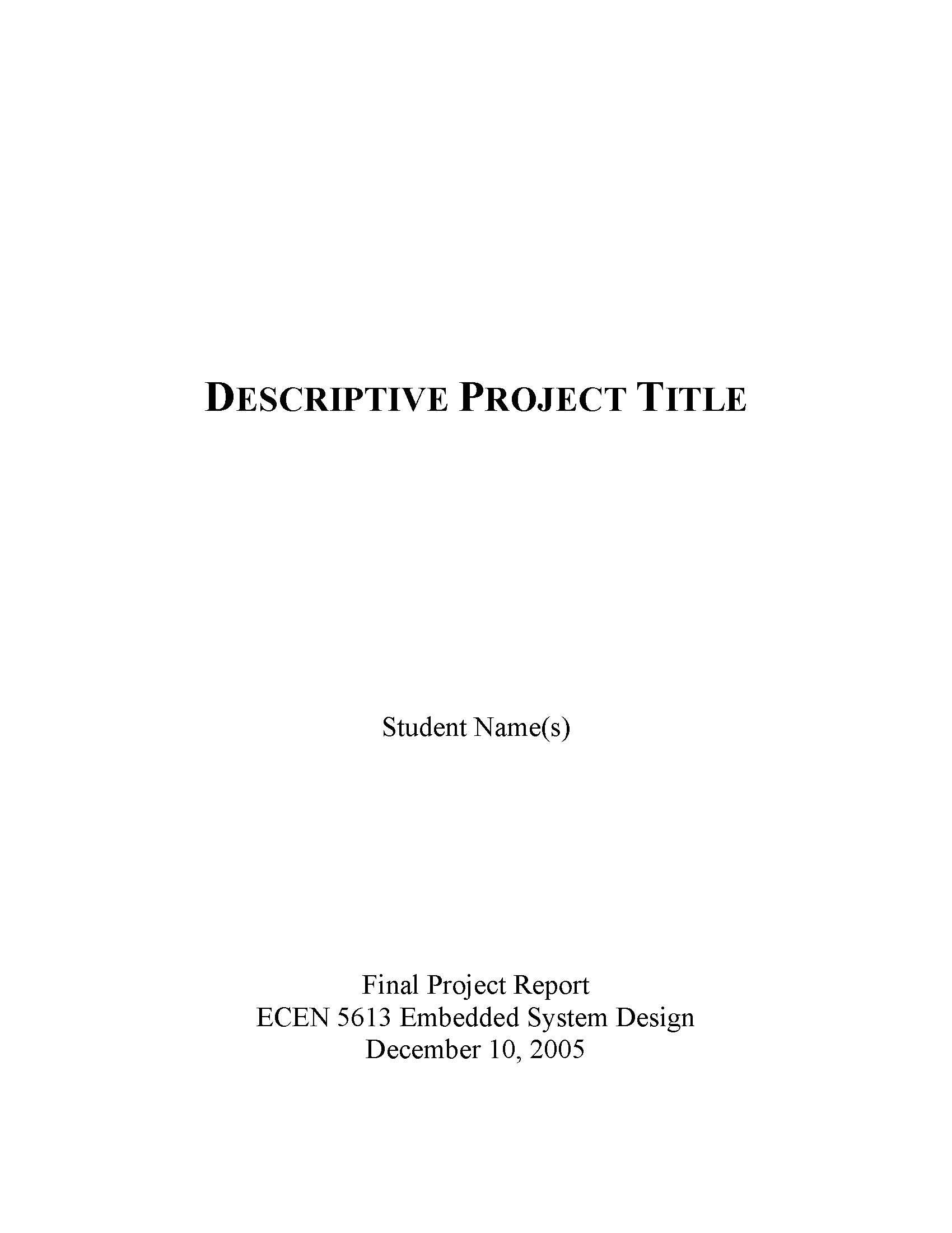 EMBEDDED SYSTEM DESIGN