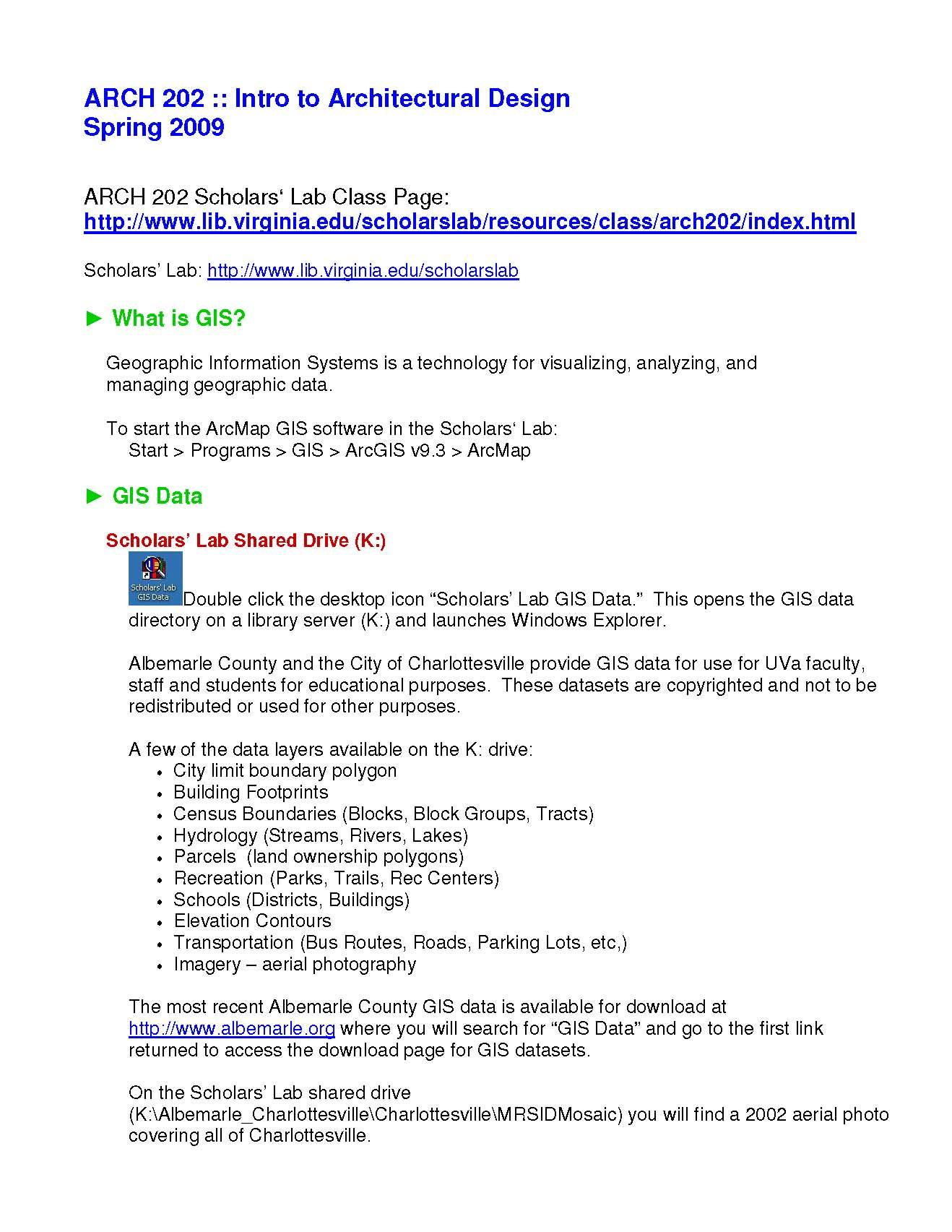 Introduction to Architectural Design II