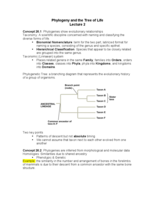 Bio 106 Week 1 (Lectures 1&2)