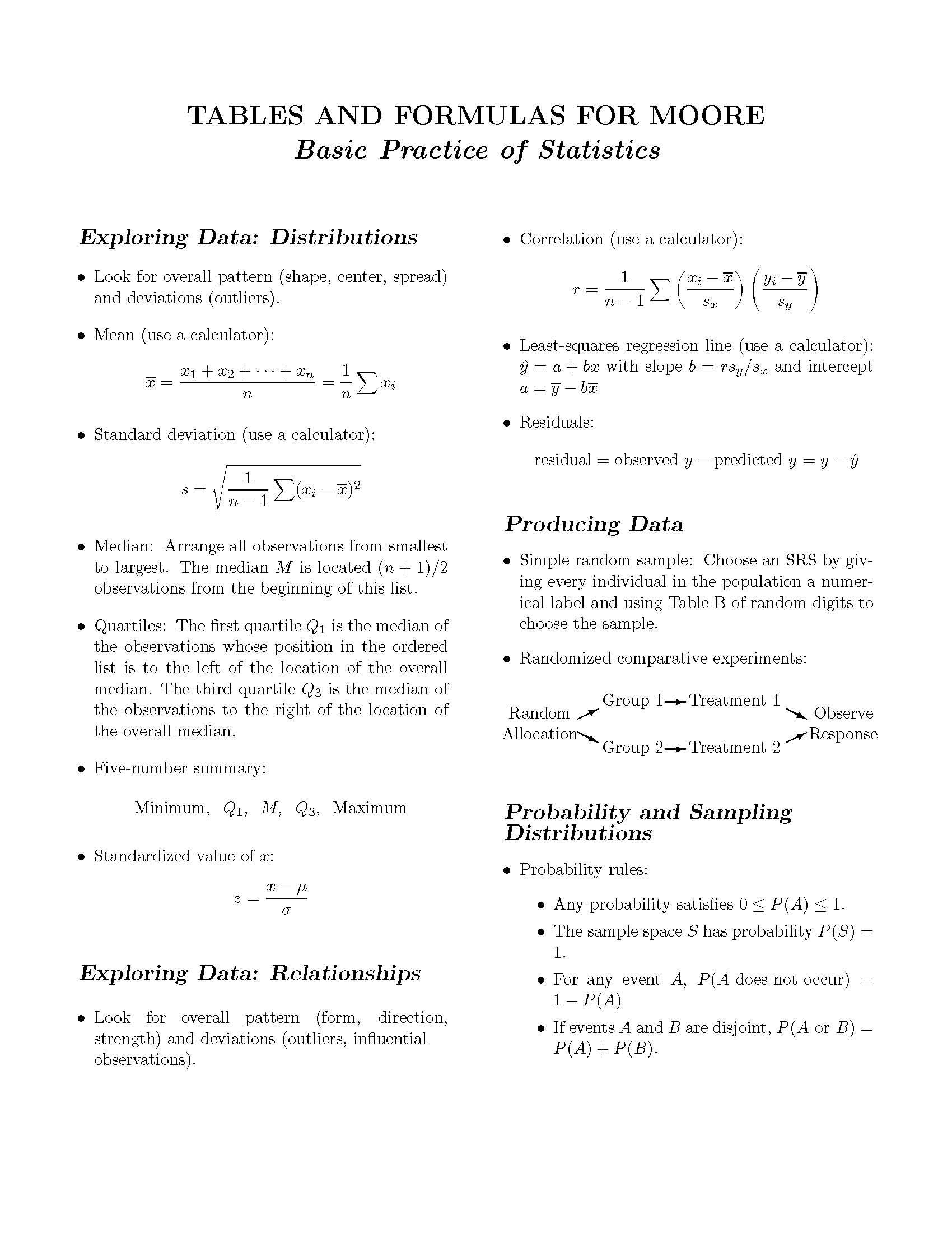 Linear Algebra & Probability