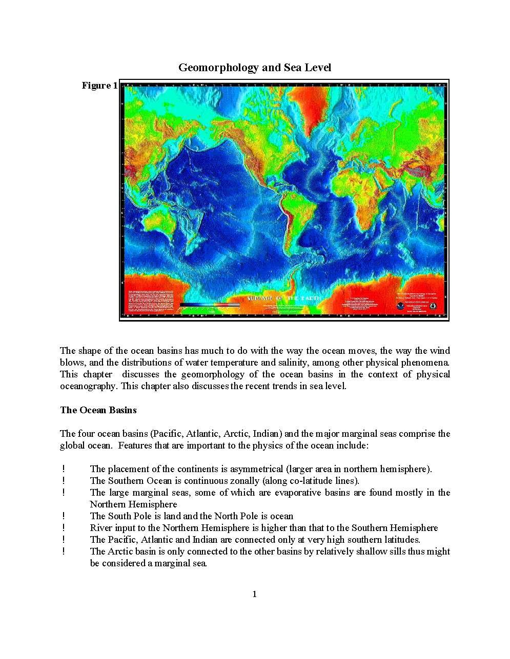 PHYSICAL OCEANOGRAPHY