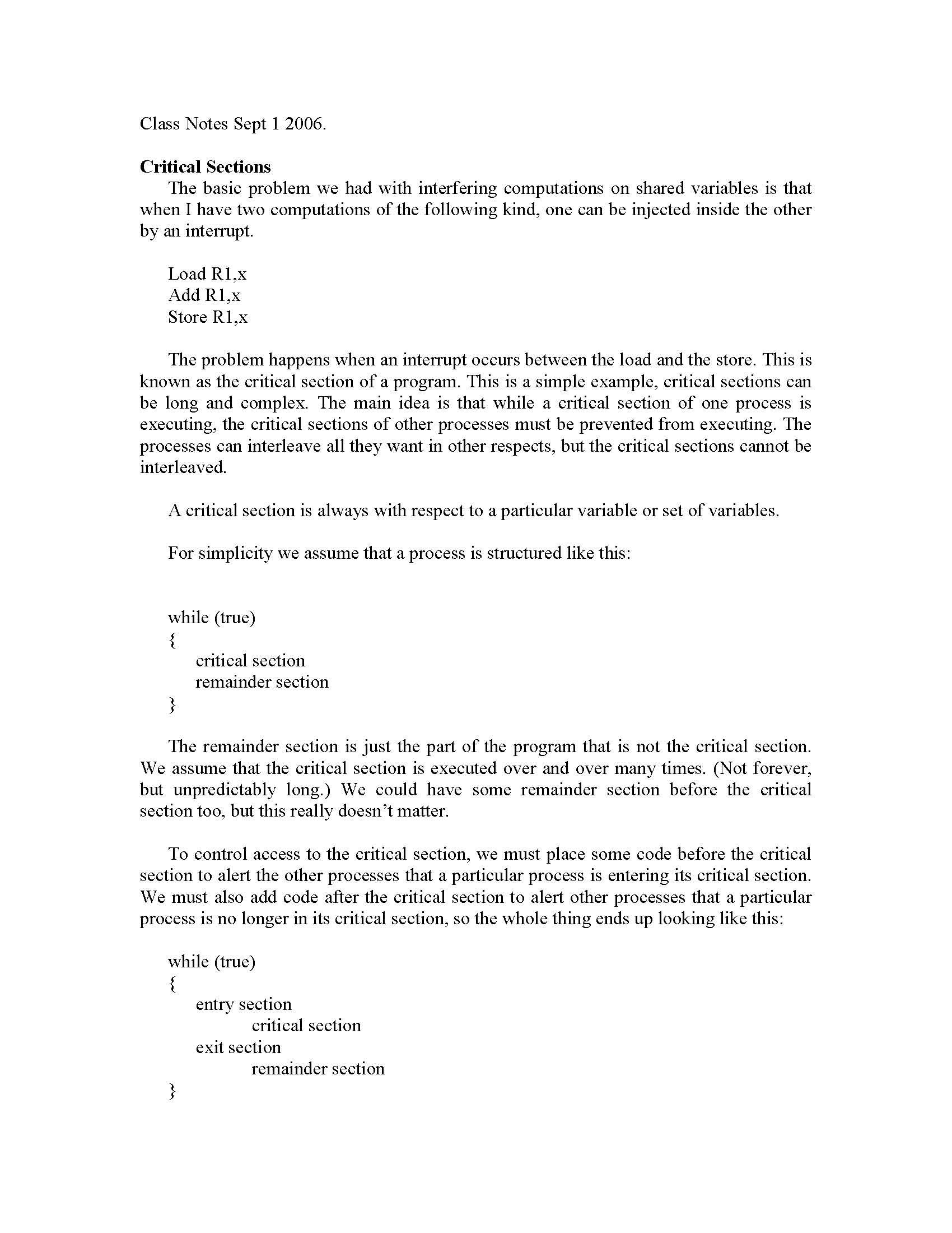 Introduction to Operating Systems