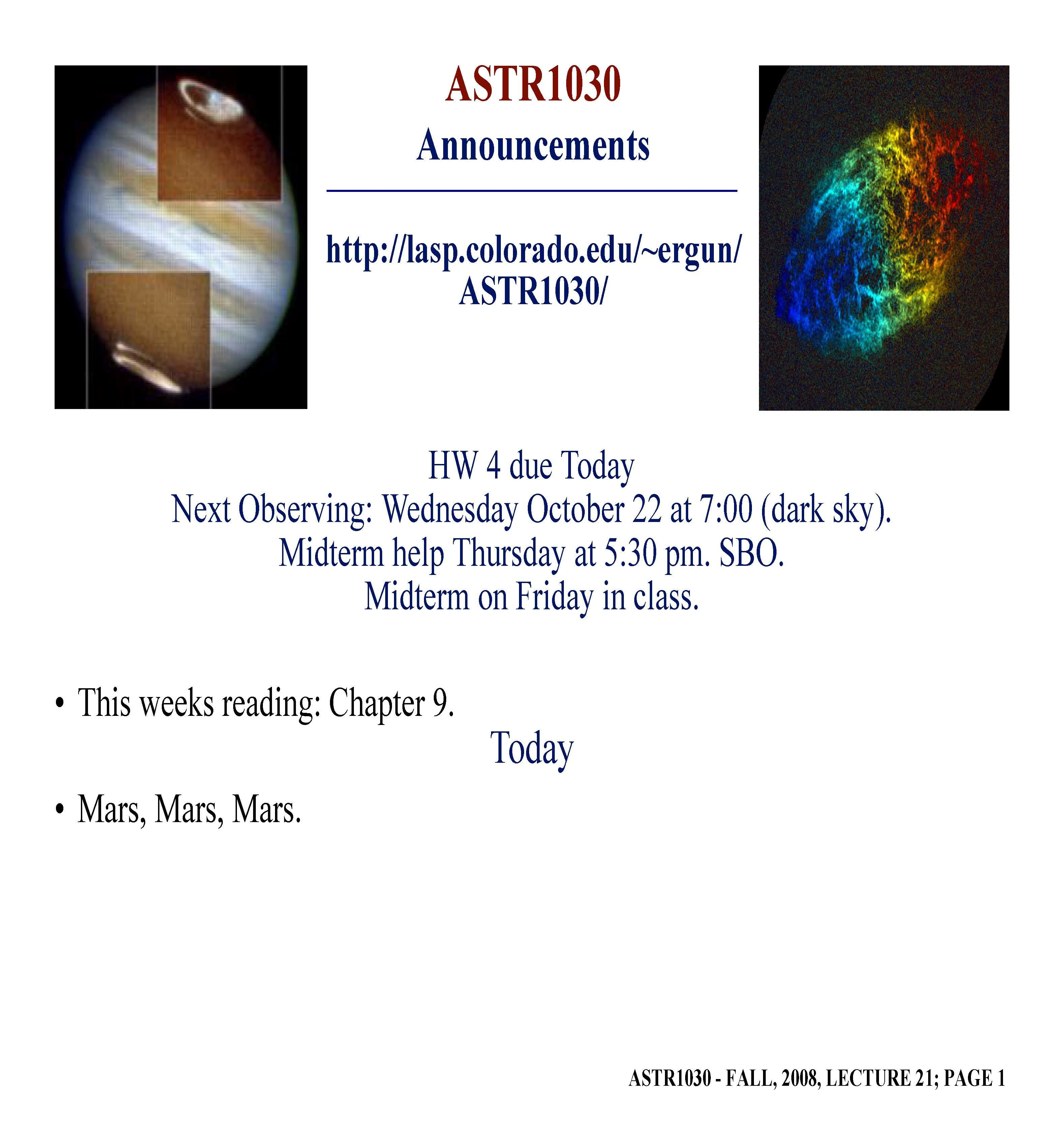 Accelerated Introductory Astronomy 1