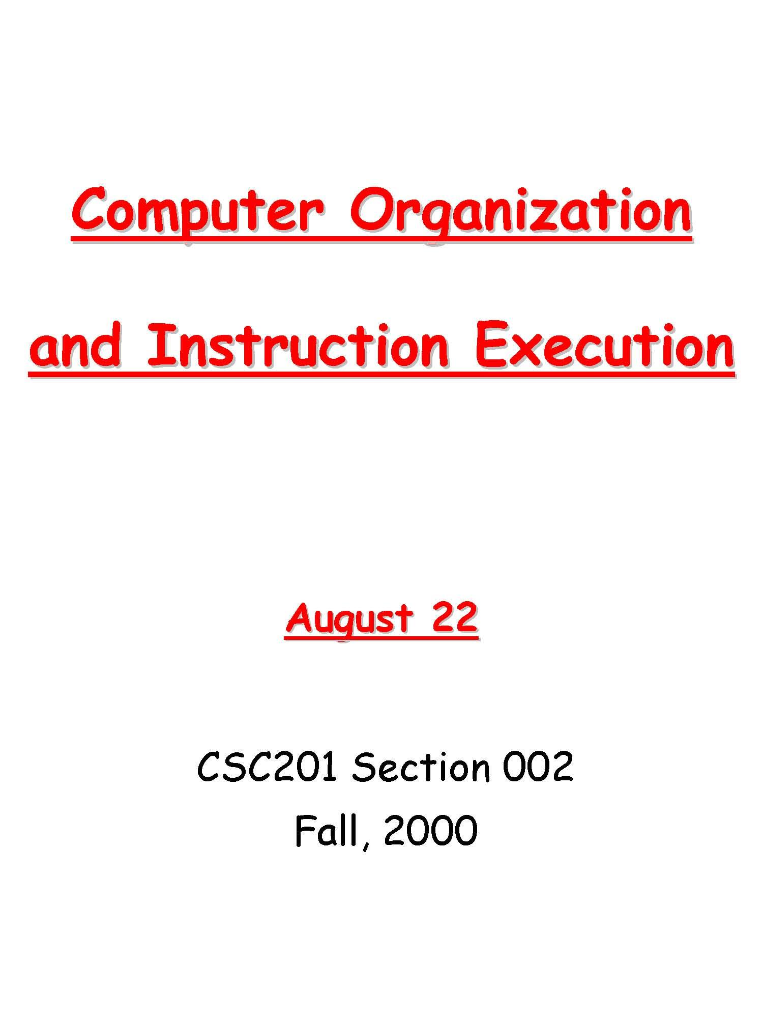 Concepts and Facilities of Operating Systems for Computer Scientists