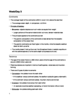 Tectonics (Week/Day 3)