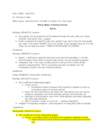 Gini, Elasticity, & Agency