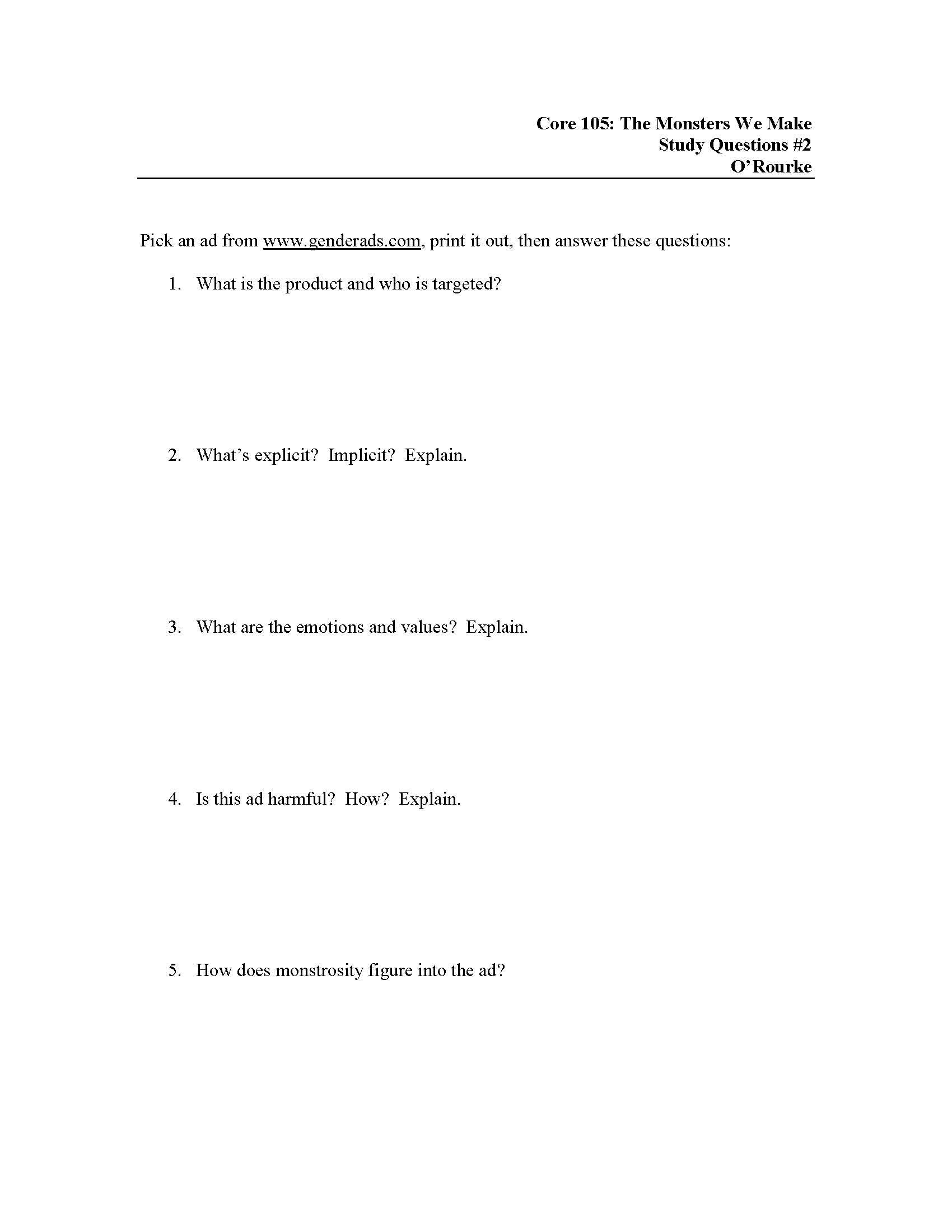 HONCore Discovery The Monsters We Make