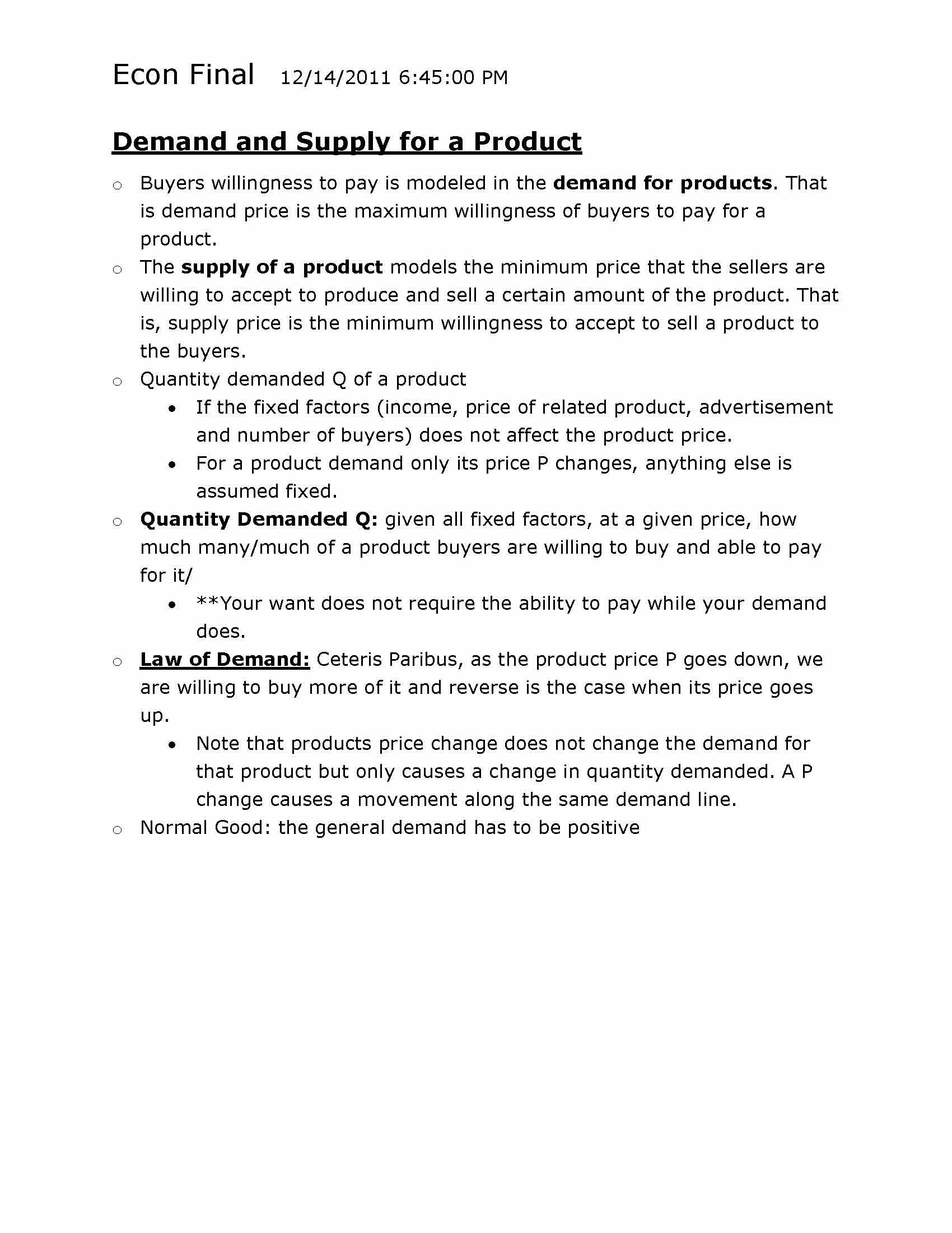 Economics and Policy