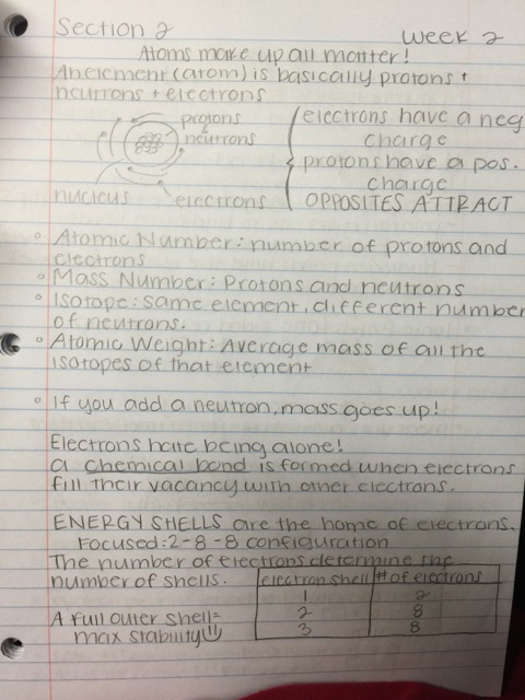 Bio 1114 Week Two Notes