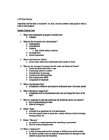 Final Review