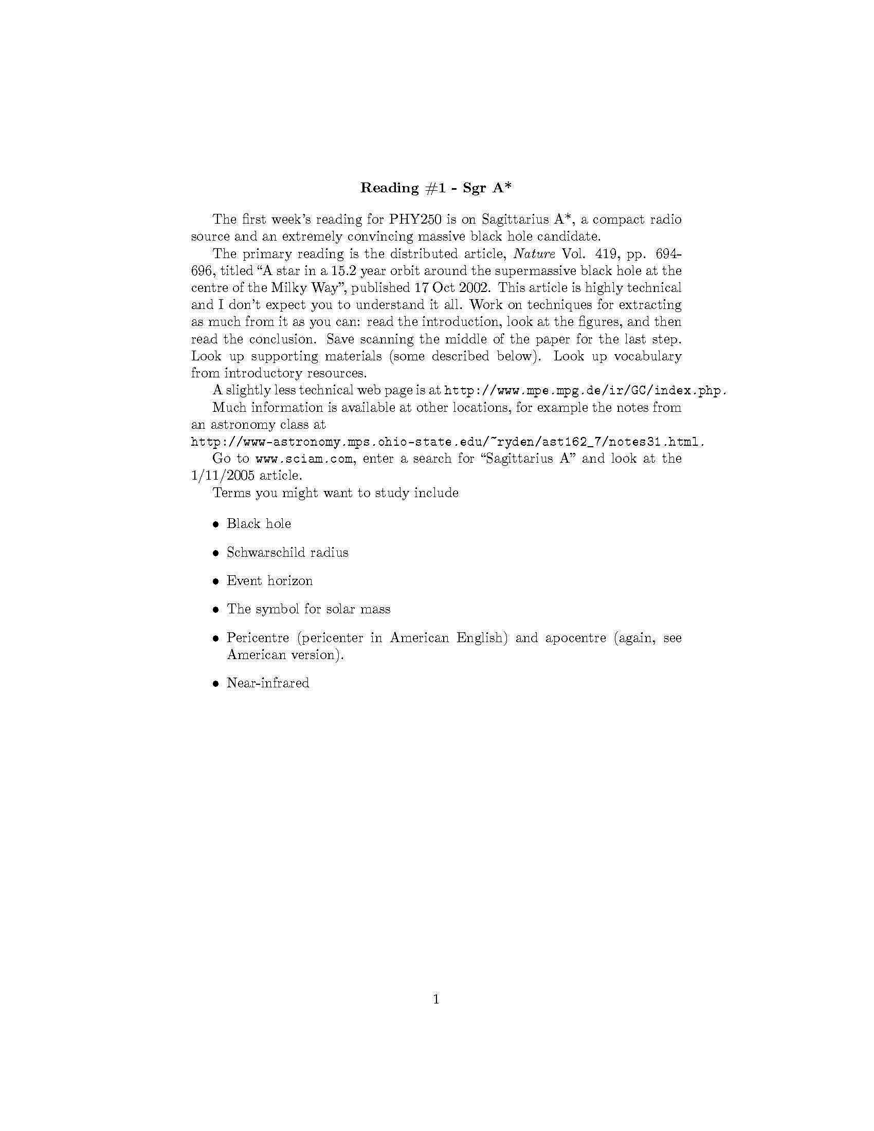 Physics Journal Workshop