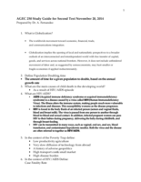 study guide for exam