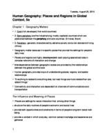 Study Guide for Test #1