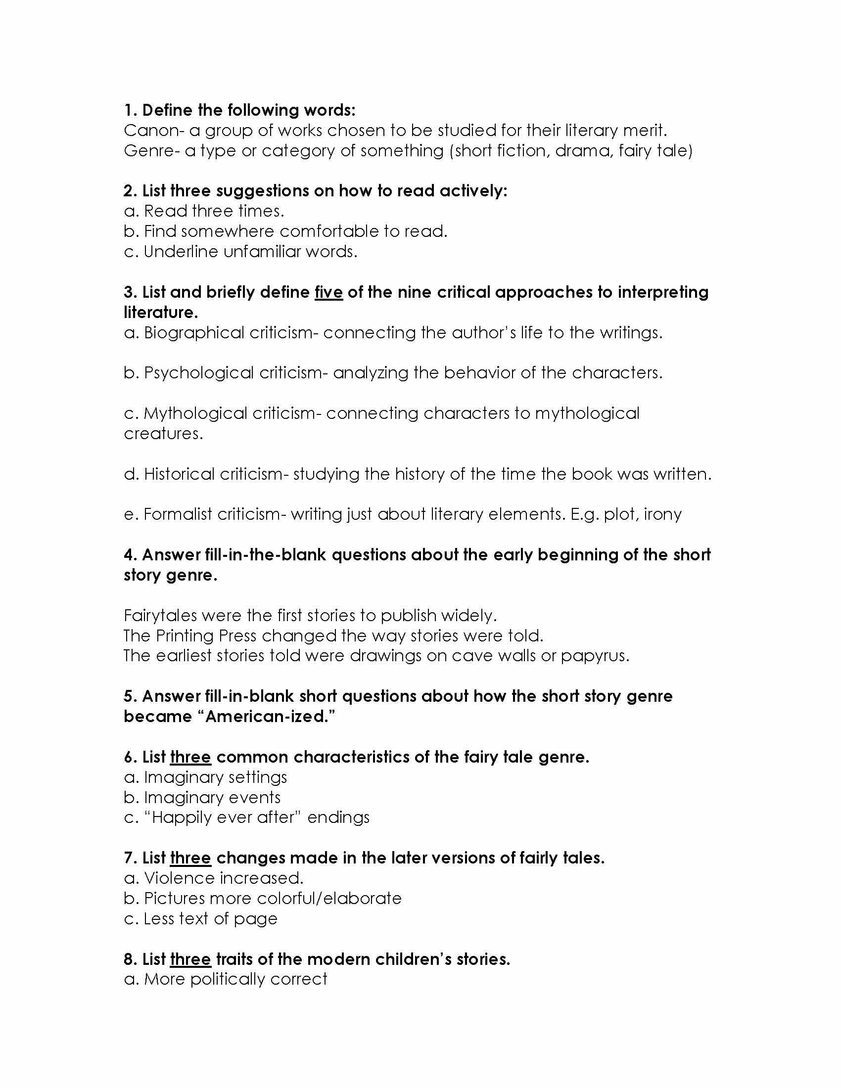 The Experience of Literature