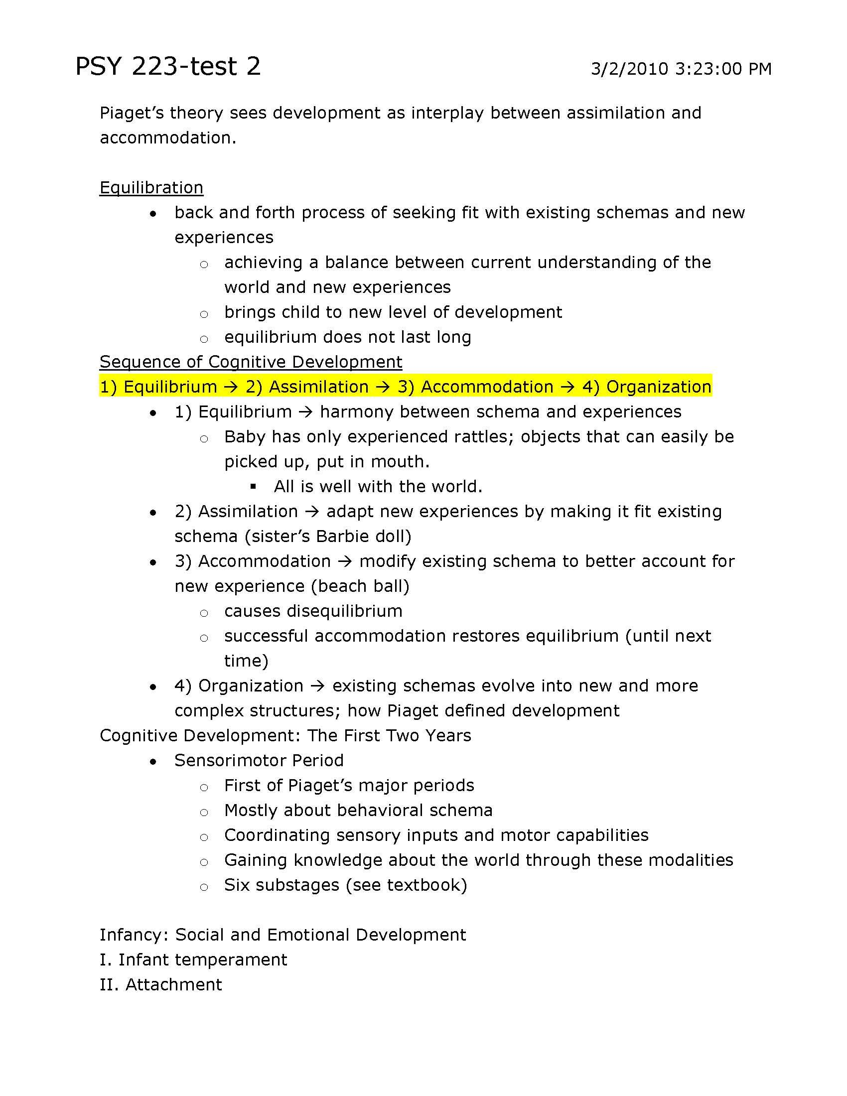 DEVELOPMENTAL PSYCHOLOGY