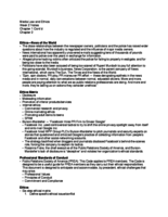 Media Law & Ethics Week 2