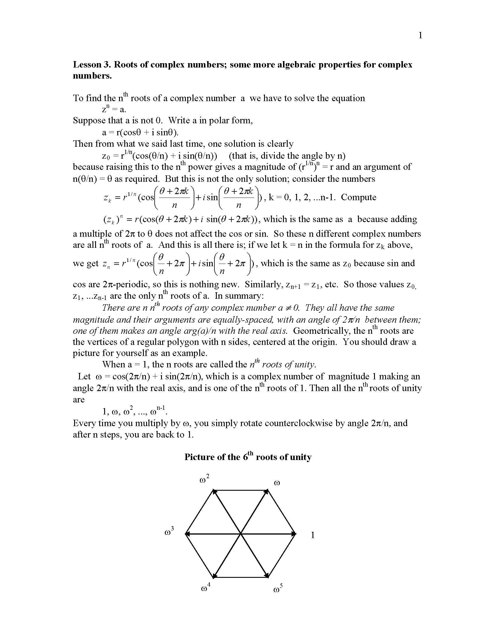 Calc III for Comput Sci