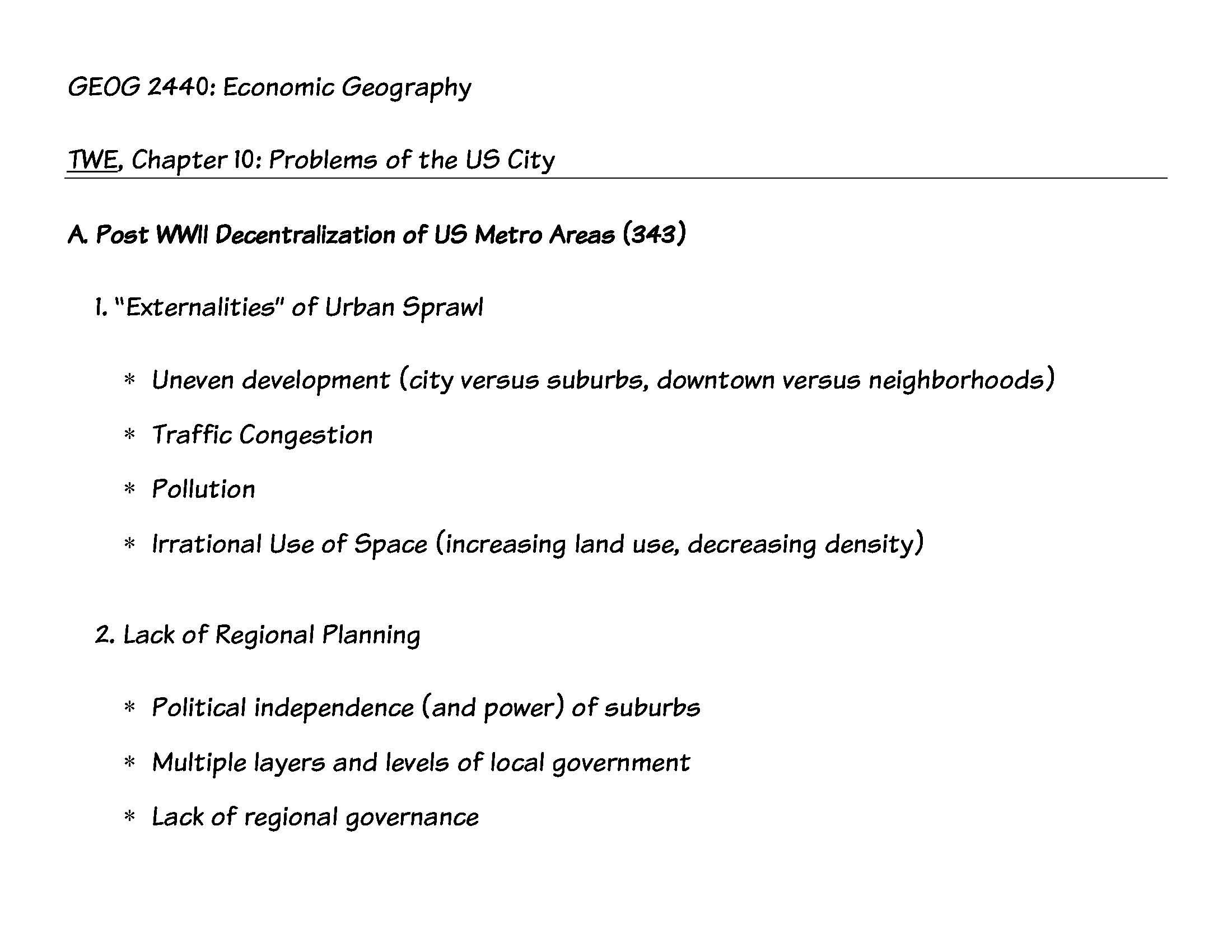 Economic Geography