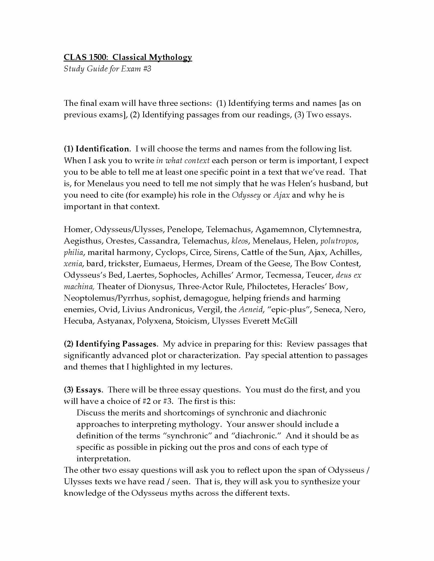 Classical Mythology