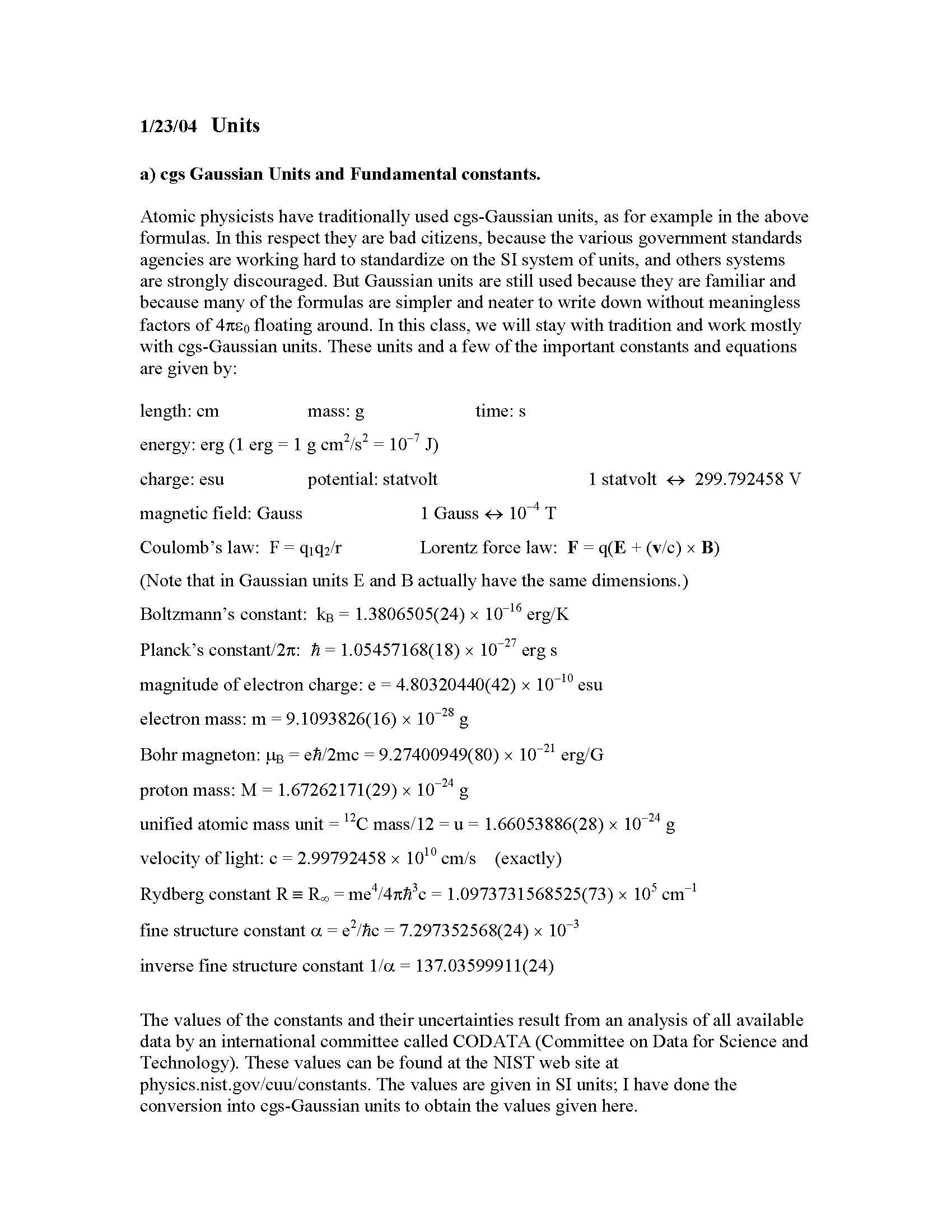 LASER PHYSICS