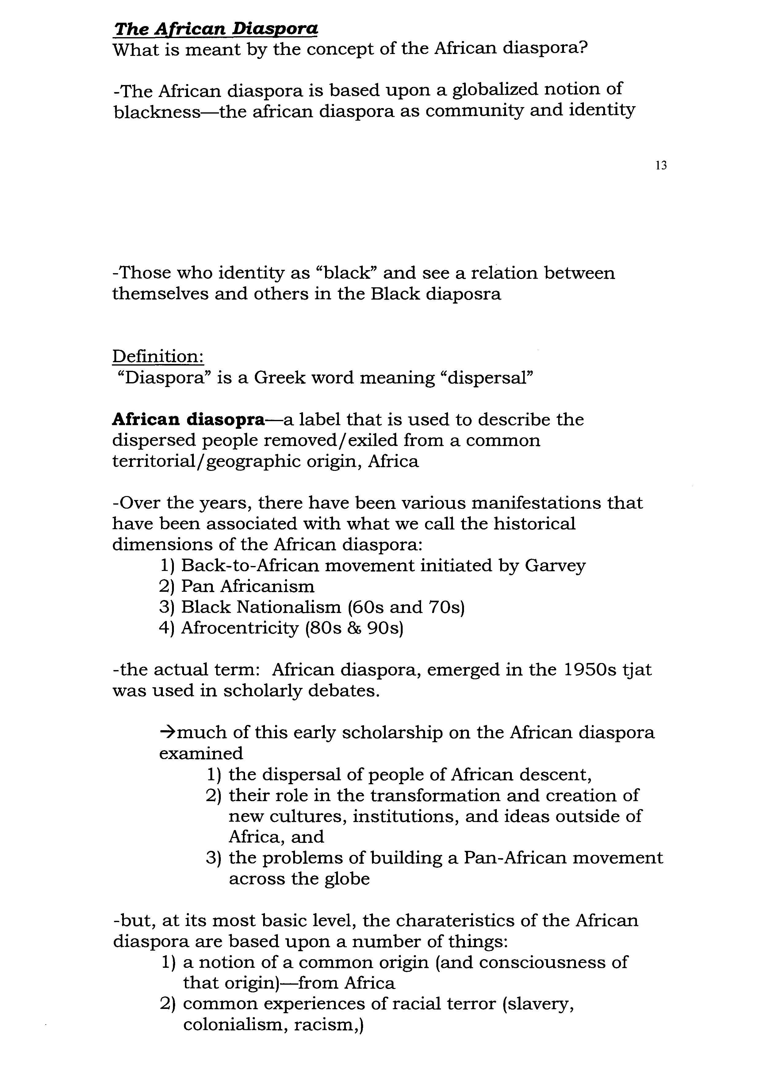 Introduction to African