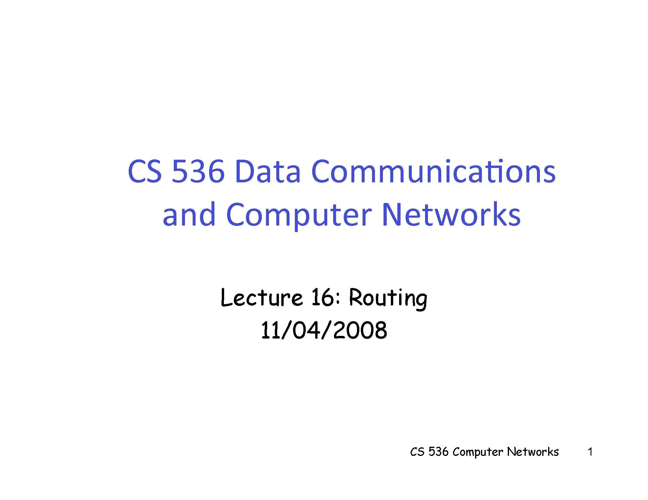 Data Communication And Computer Networks