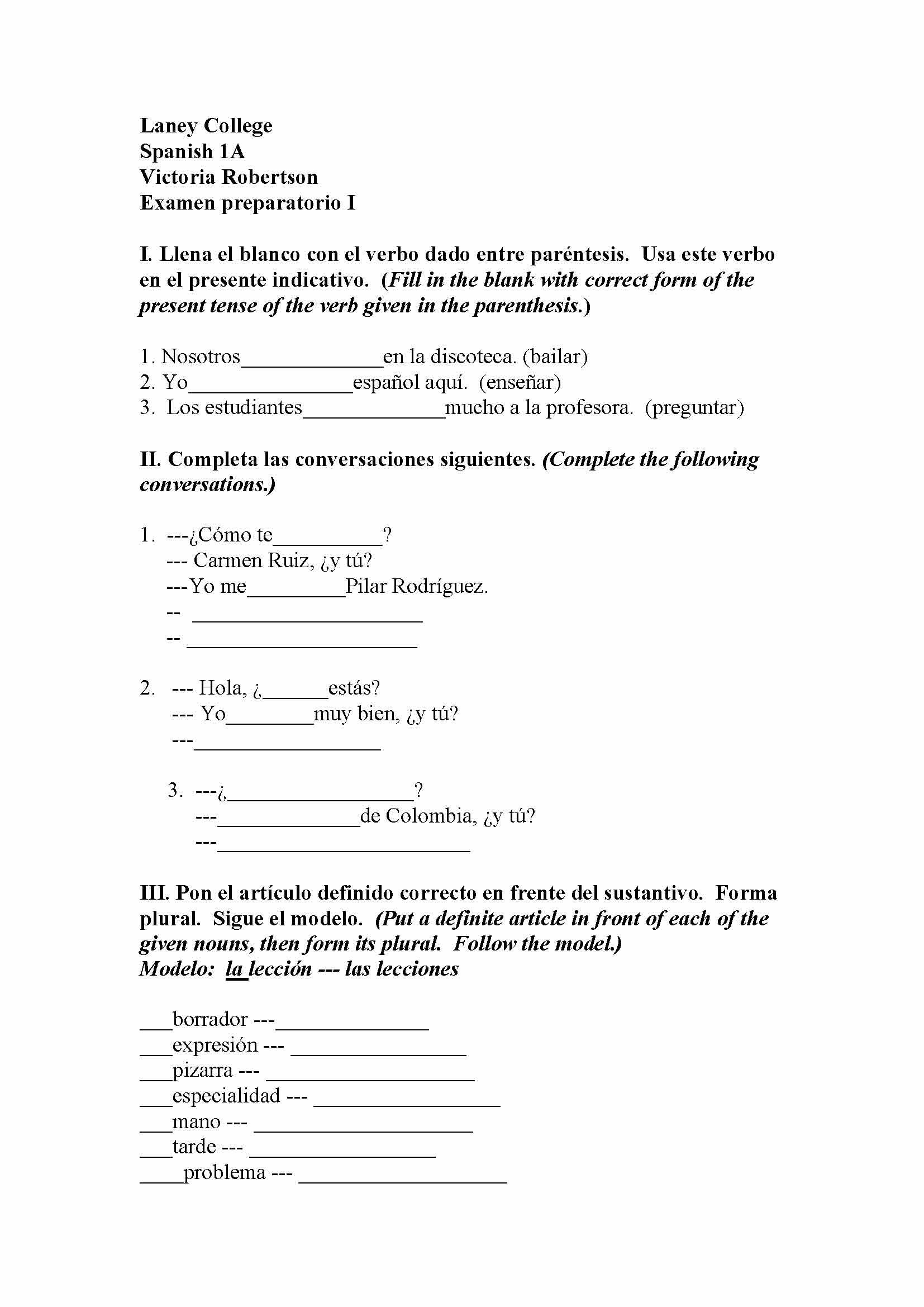 ElementarySpanishI