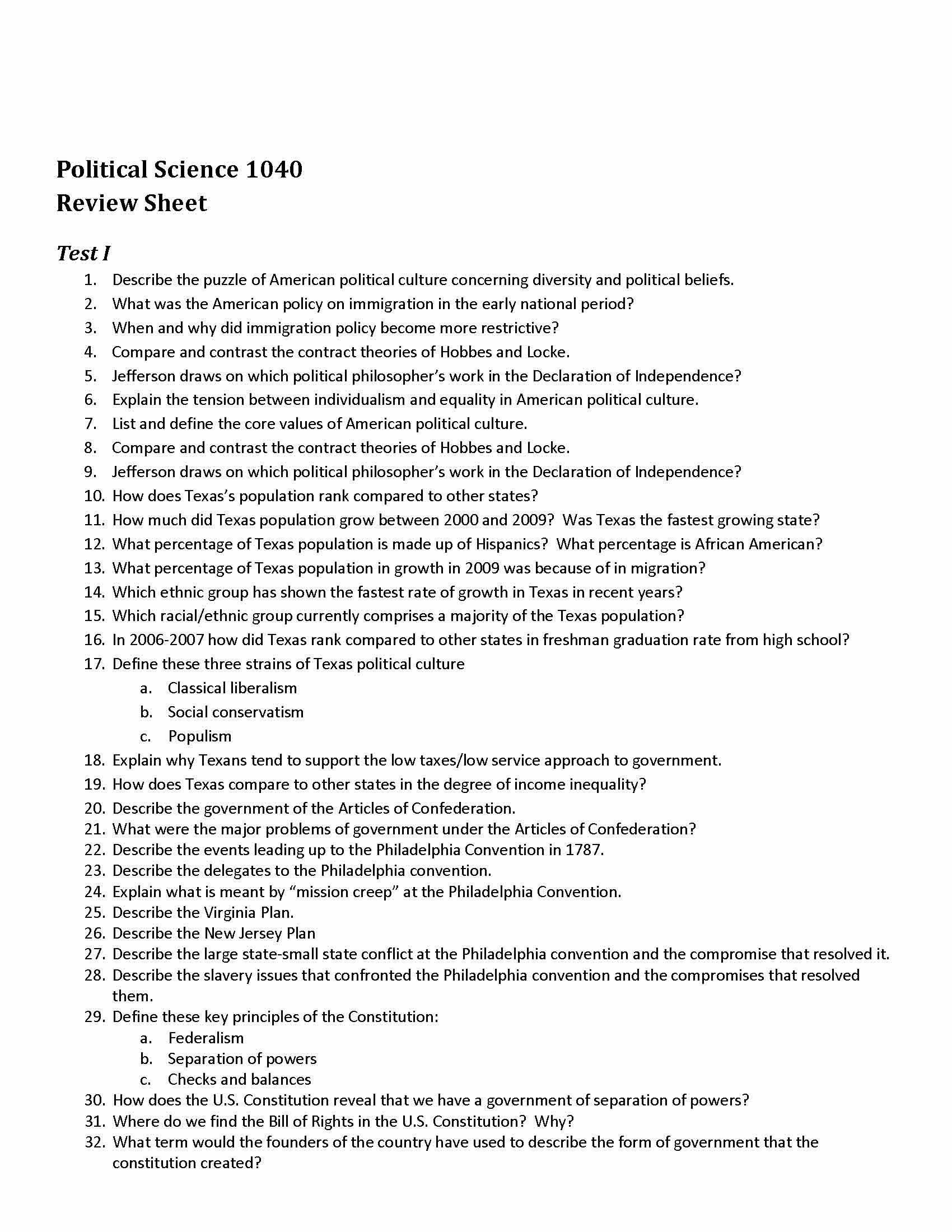 American Government Laws and Institutions