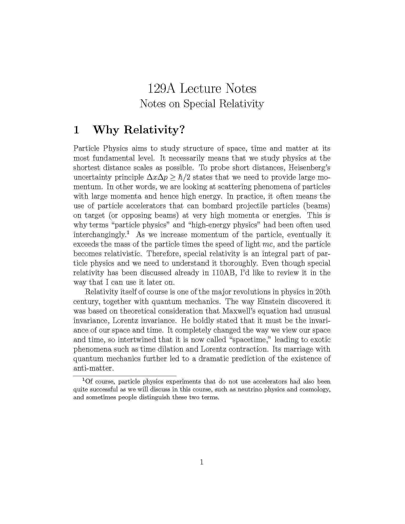 Particle Physics