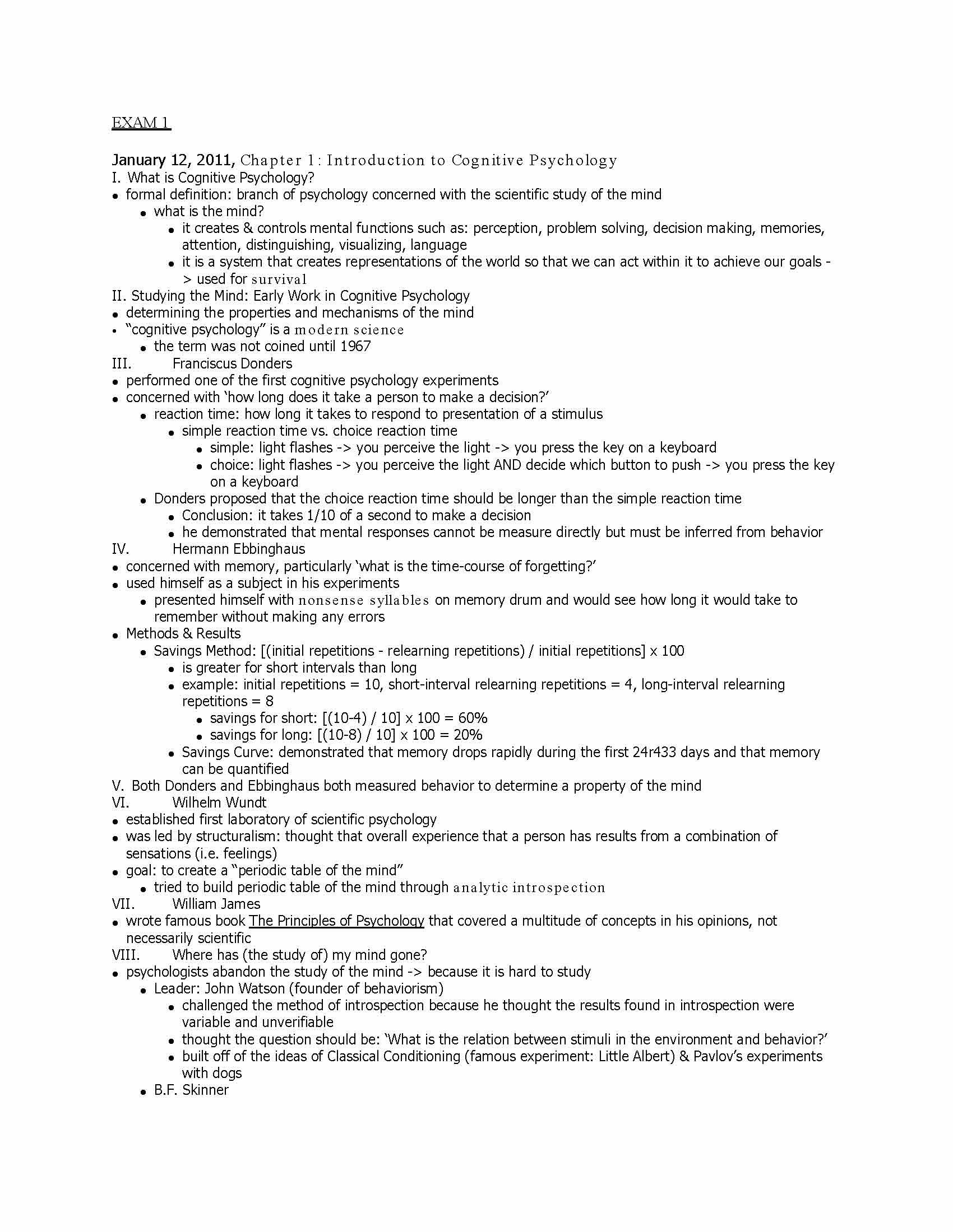 COGNITIVE PSYC
