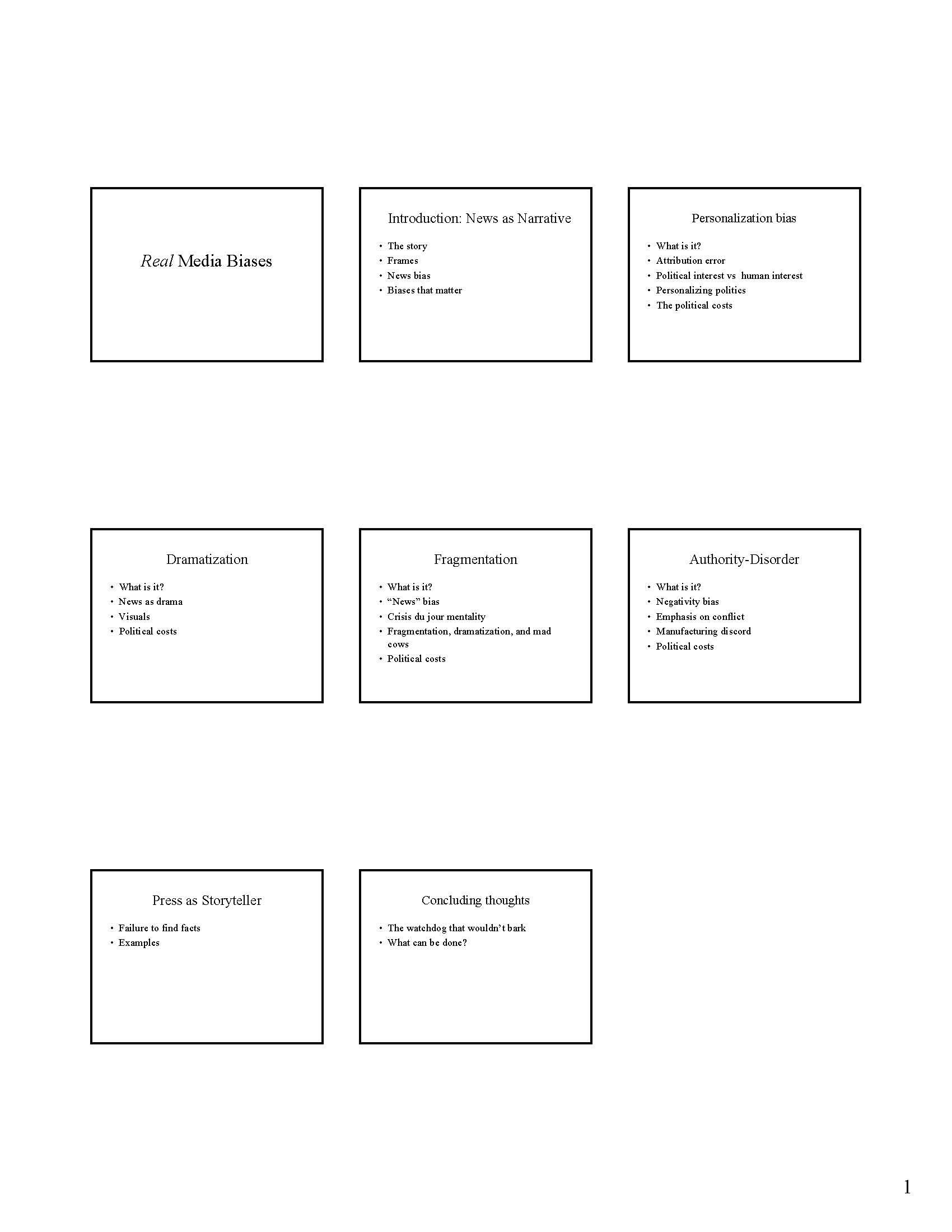 Public Opinion and the Media in American Politics