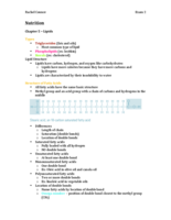 Nutrition Chapter 5 Notes 