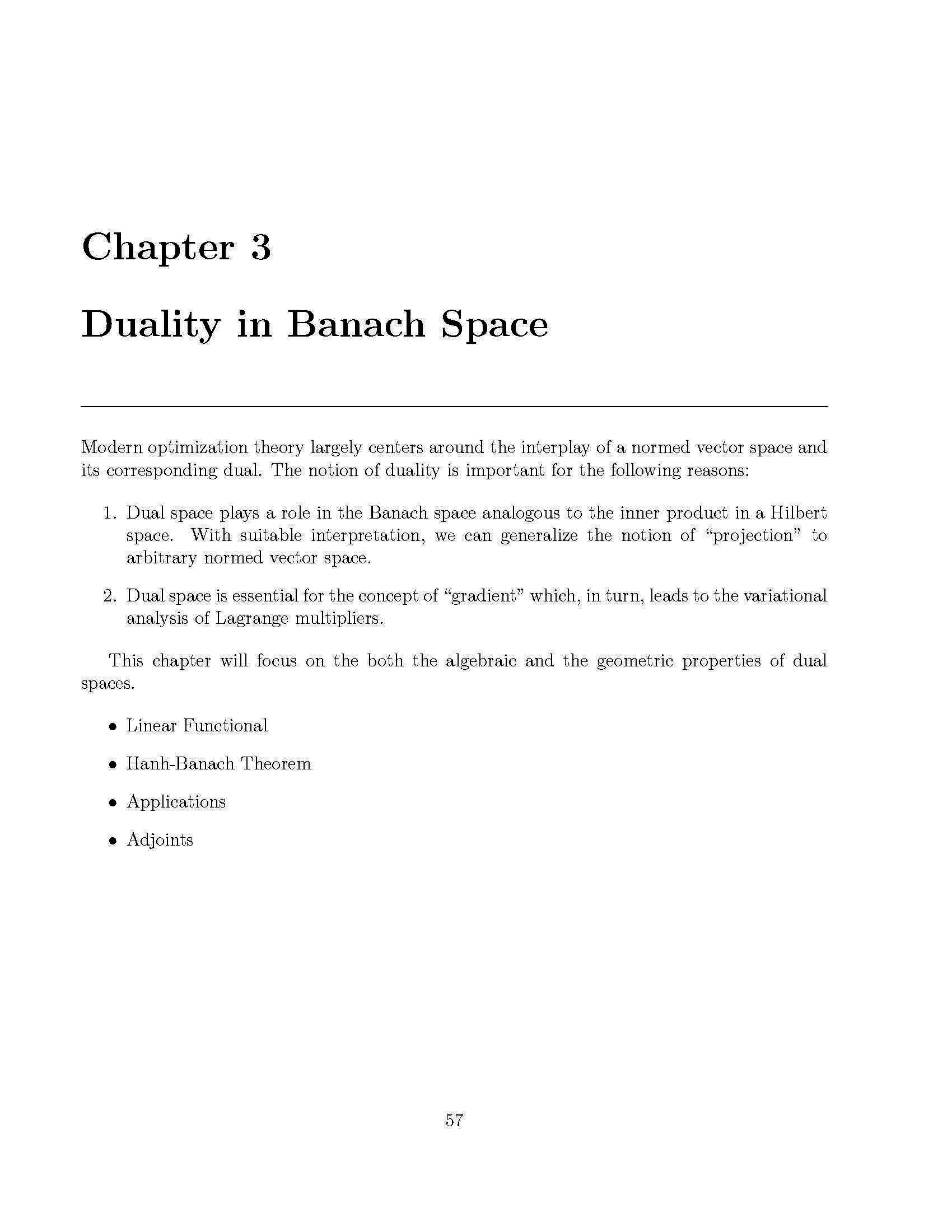 Vector Space Methods in System Optimization