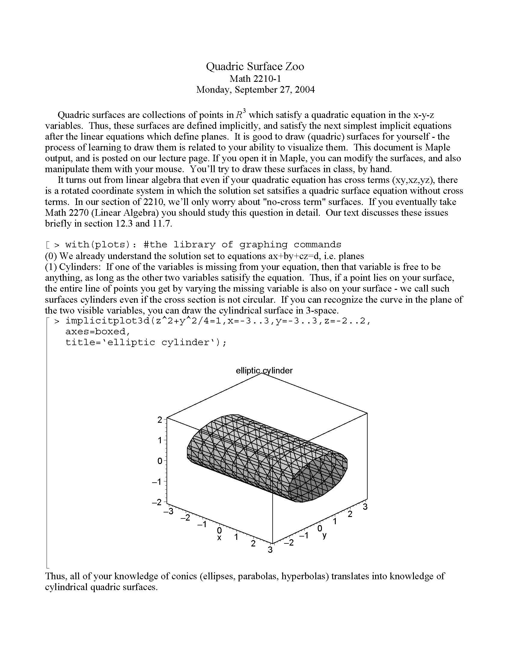 Calculus III